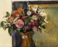 Fleurs dans un vase Paul Cézanne